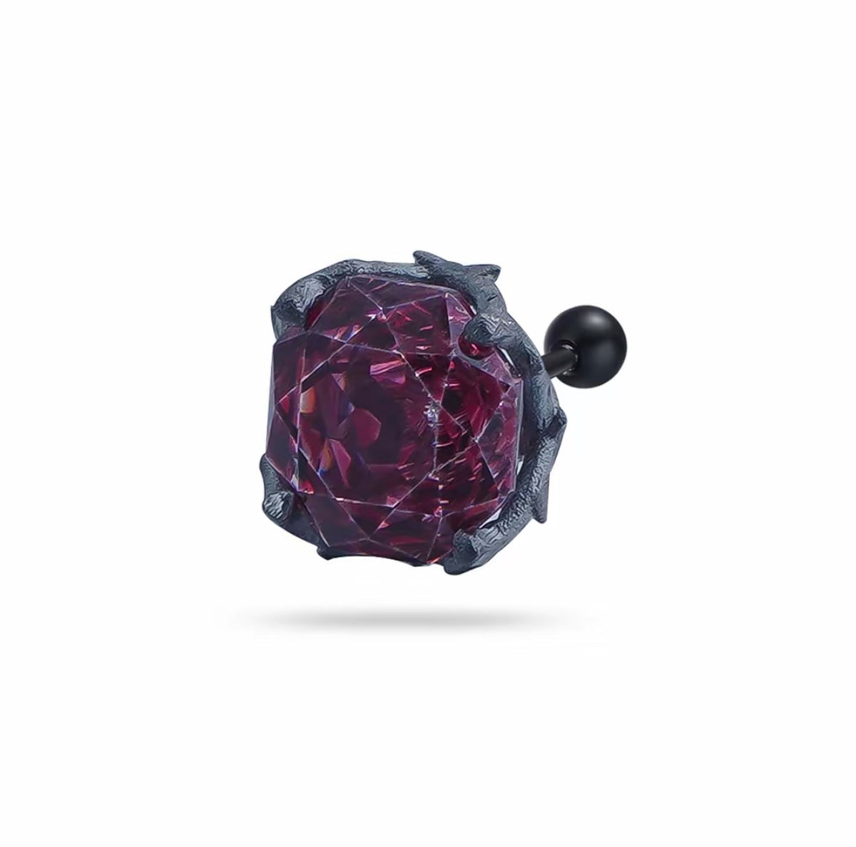 Dark Night Thorn Rose Earrings