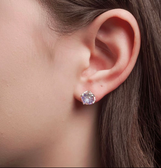 Dark Night Thorn Rose Earrings