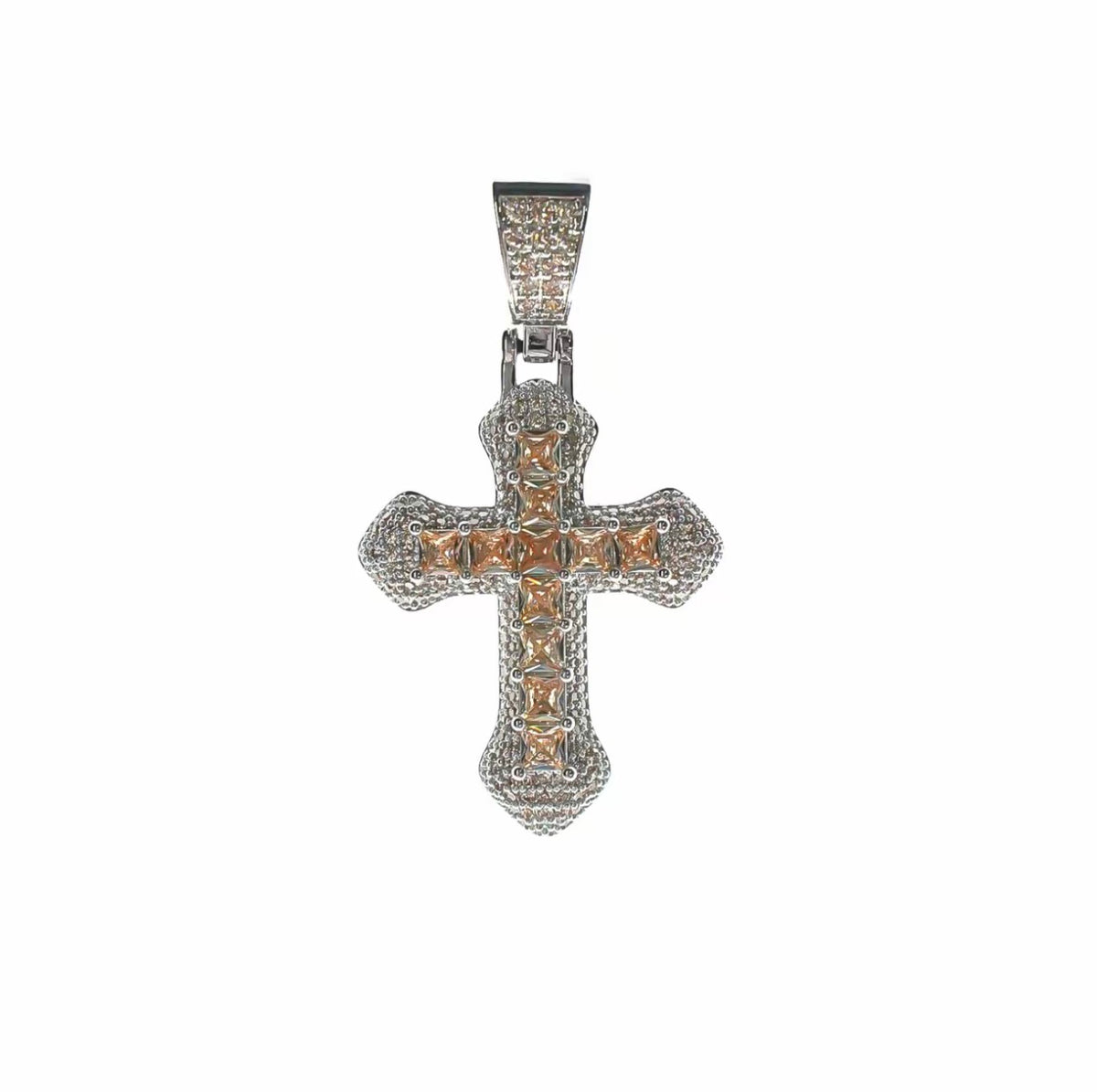 Jelly cross sweater chain