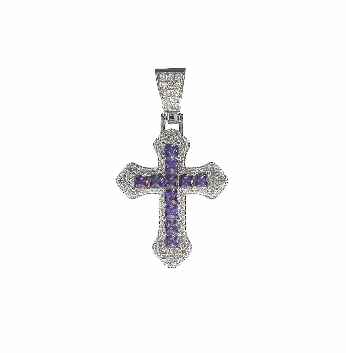 Jelly cross sweater chain