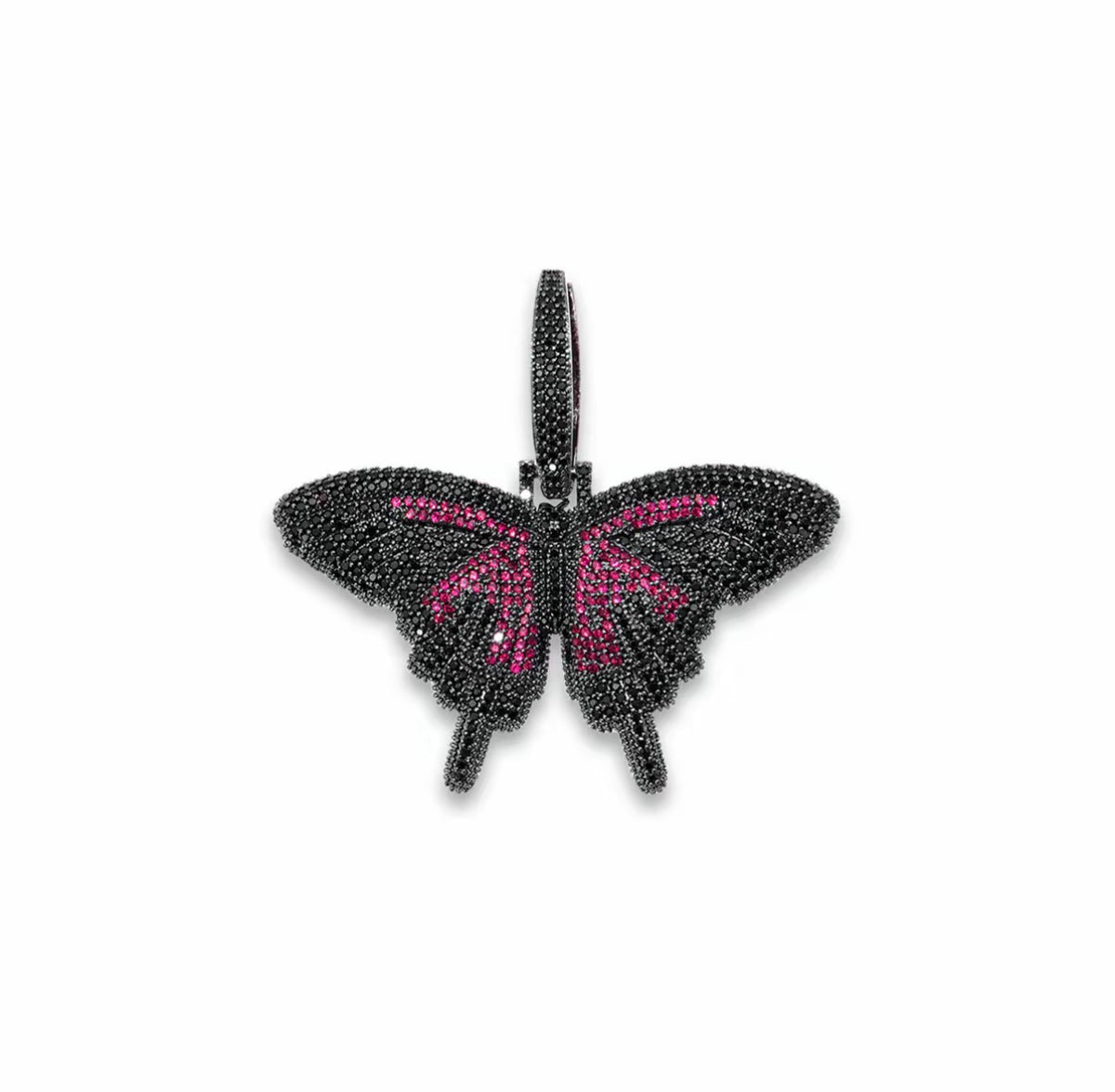 Jungle Diamond Butterfly Necklace