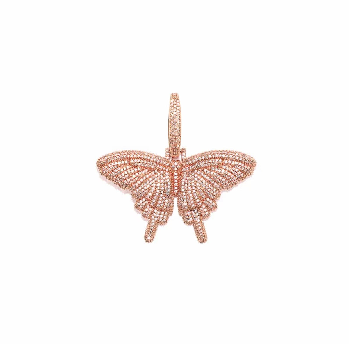 Jungle Diamond Butterfly Necklace