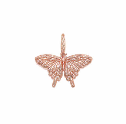 Jungle Diamond Butterfly Necklace