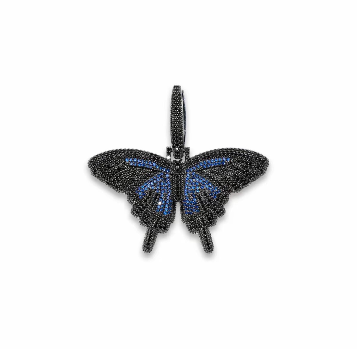 Jungle Diamond Butterfly Necklace
