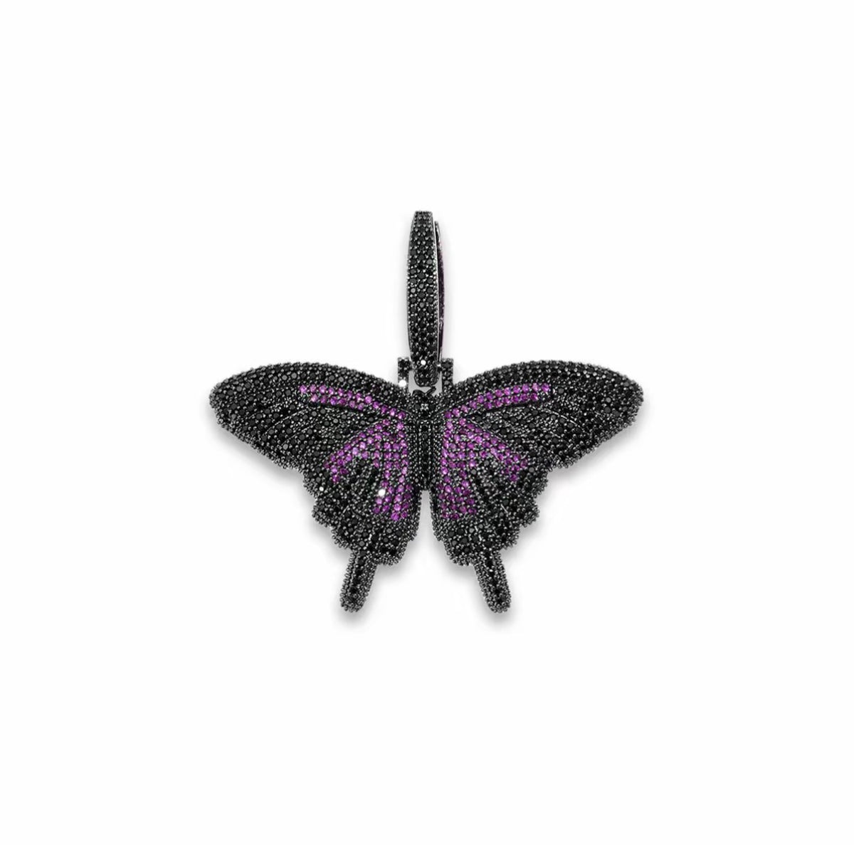 Jungle Diamond Butterfly Necklace