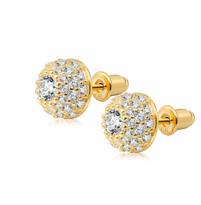Moissanite small light bulb series earrings
