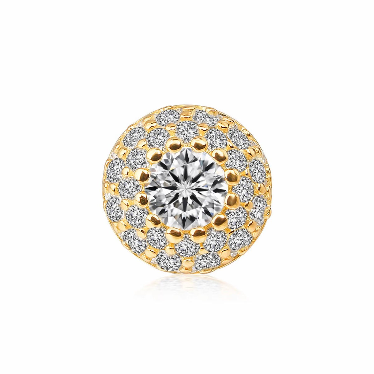 Moissanite small light bulb series earrings