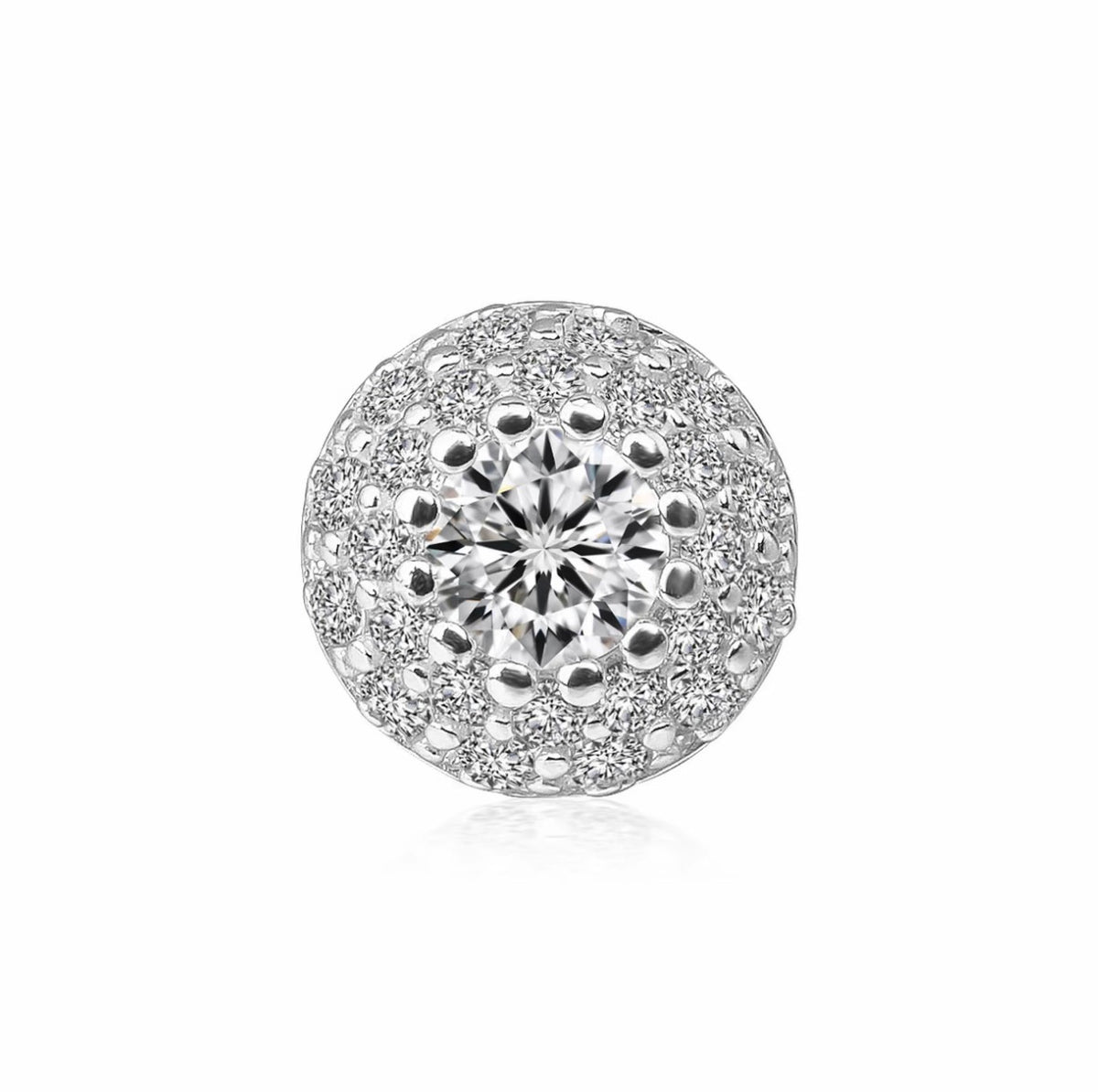 Moissanite small light bulb series earrings