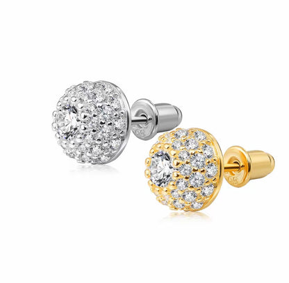Moissanite small light bulb series earrings