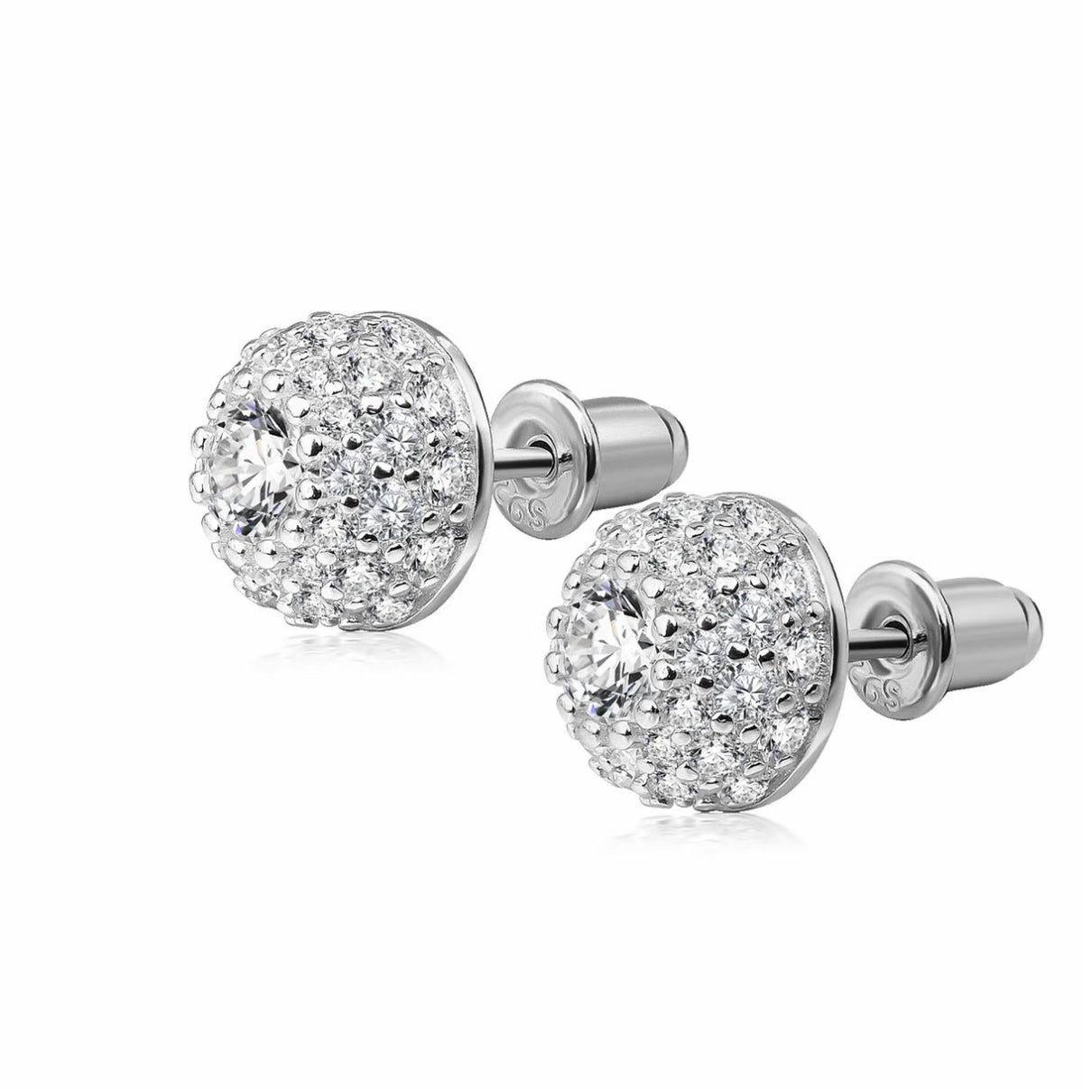 Moissanite small light bulb series earrings