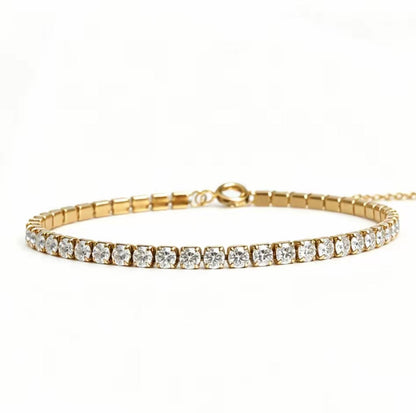 Titanium steel moissanite bracelet