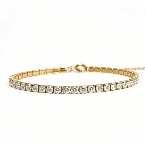 Titanium steel moissanite bracelet