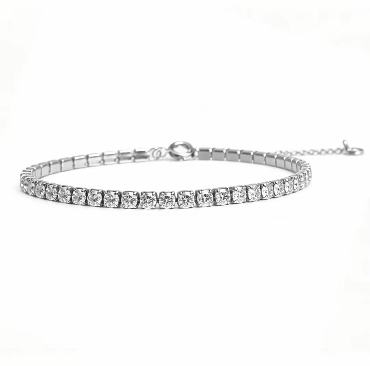 Titanium steel moissanite bracelet