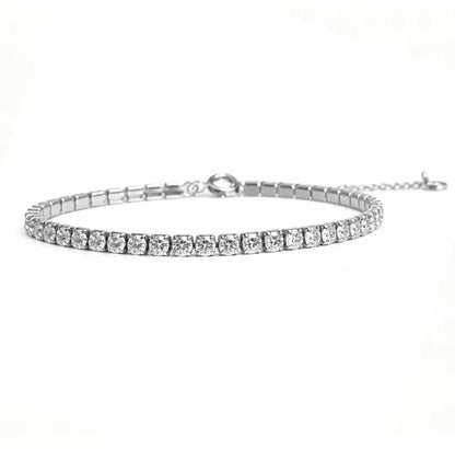 Titanium steel moissanite bracelet