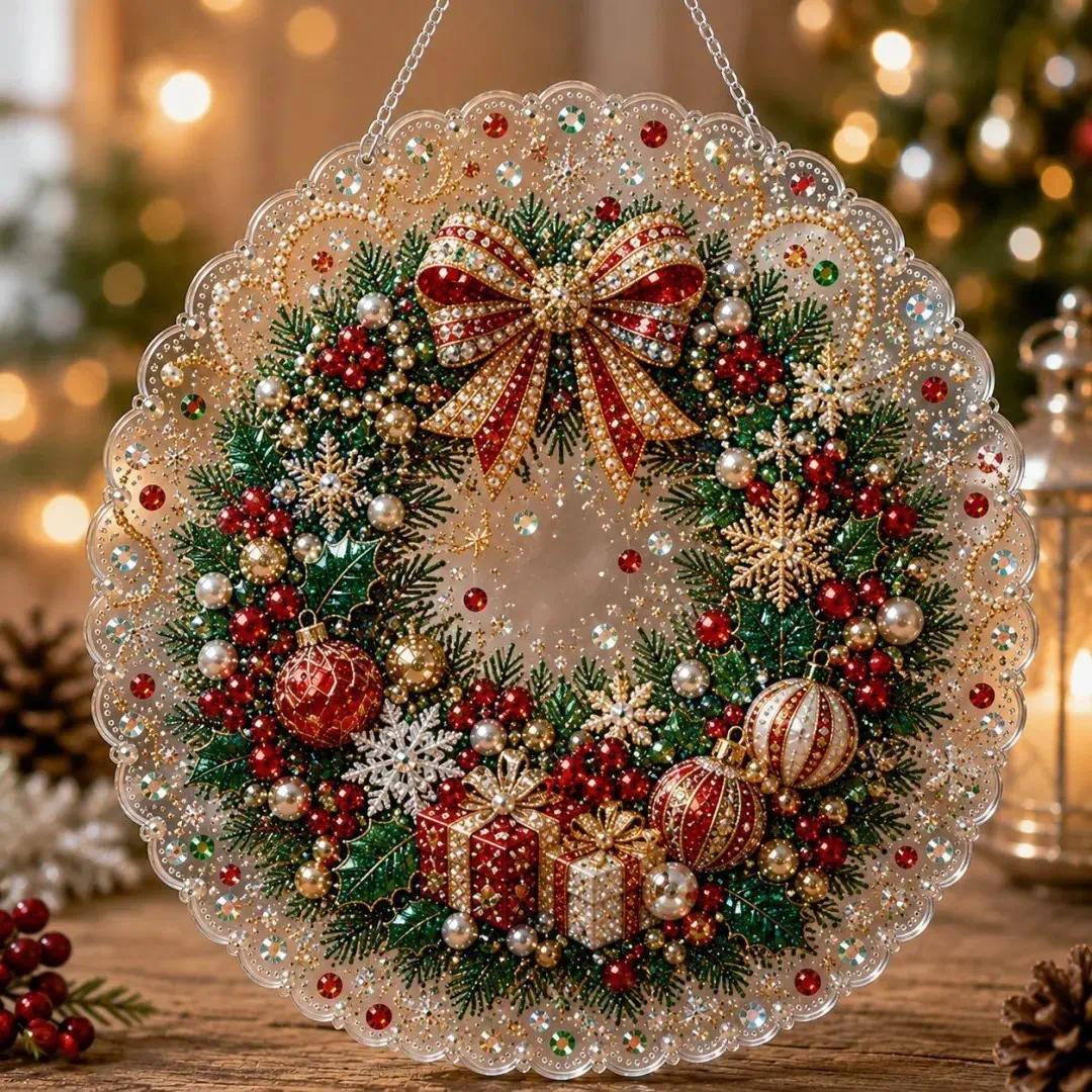 DIY Christmas Pearl & Diamond Ornament Kit