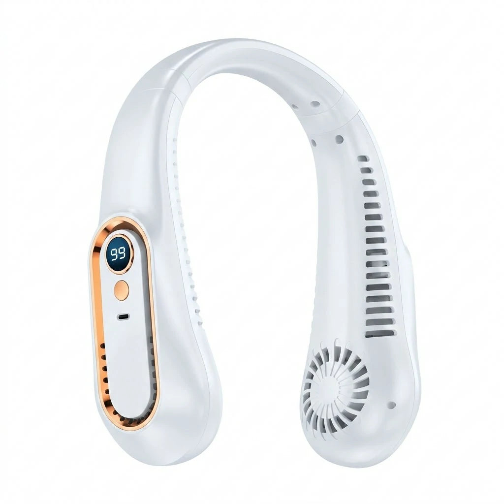 2026 NEW 360° Airflow Portable Neck Fan