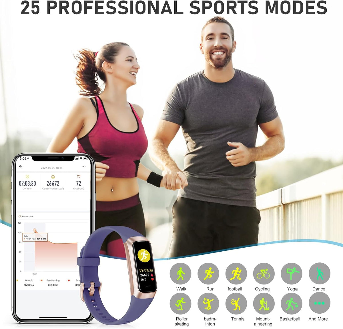 Smart Health Ring - 24/7 Sleep & Heart Rate Tracker