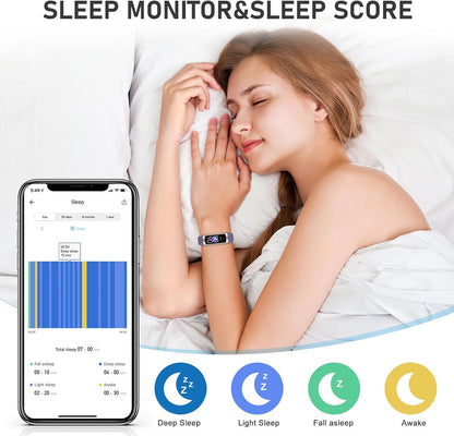 Smart Health Ring - 24/7 Sleep & Heart Rate Tracker