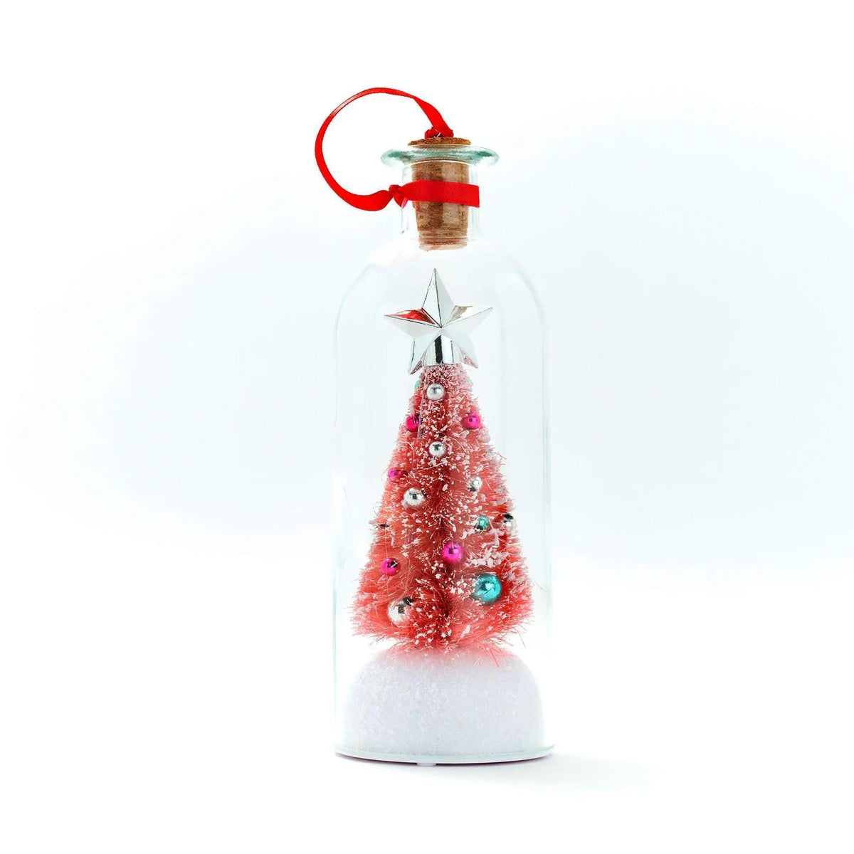 Recordable Message in a Bottle - Mini Christmas Tree