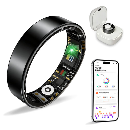 Waterproof Smart Ring with Sleep & Exercise Tracking