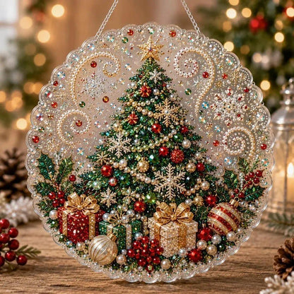 DIY Christmas Pearl & Diamond Ornament Kit