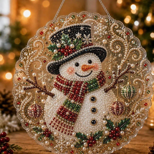 DIY Christmas Pearl & Diamond Ornament Kit
