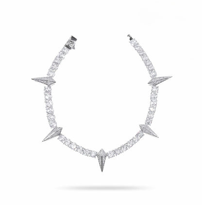 Panther pink zircon bracelet